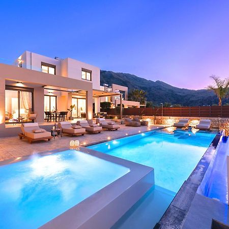 Minoas Villas Heated Pool Kournas Ngoại thất bức ảnh