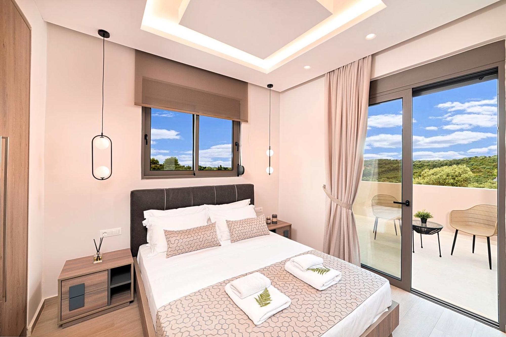 Minoas Villas Heated Pool Kournas Ngoại thất bức ảnh