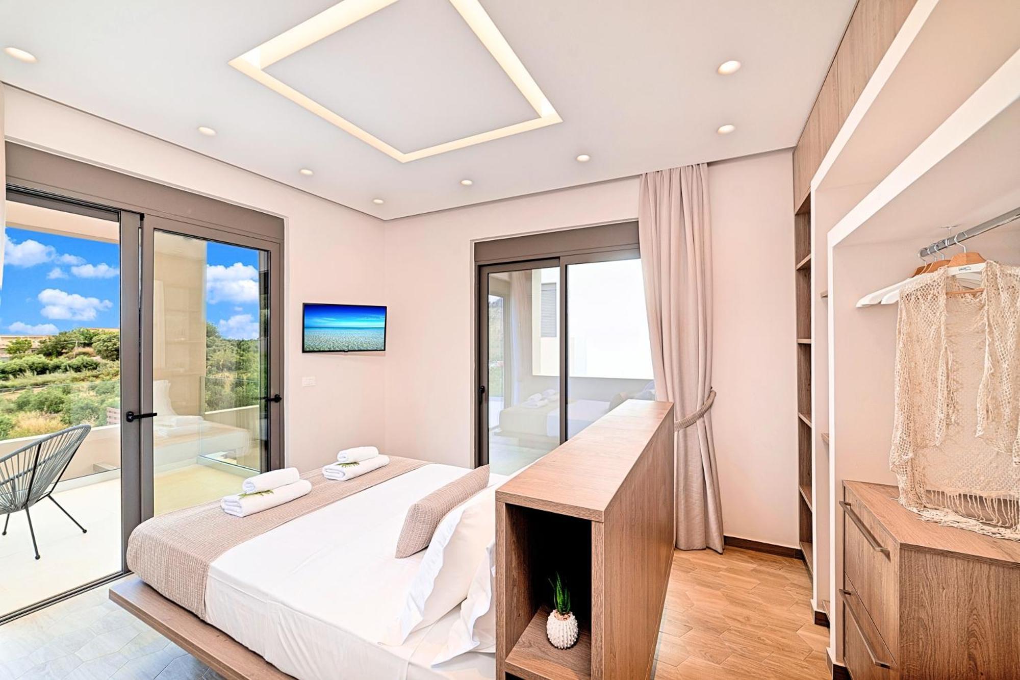 Minoas Villas Heated Pool Kournas Ngoại thất bức ảnh