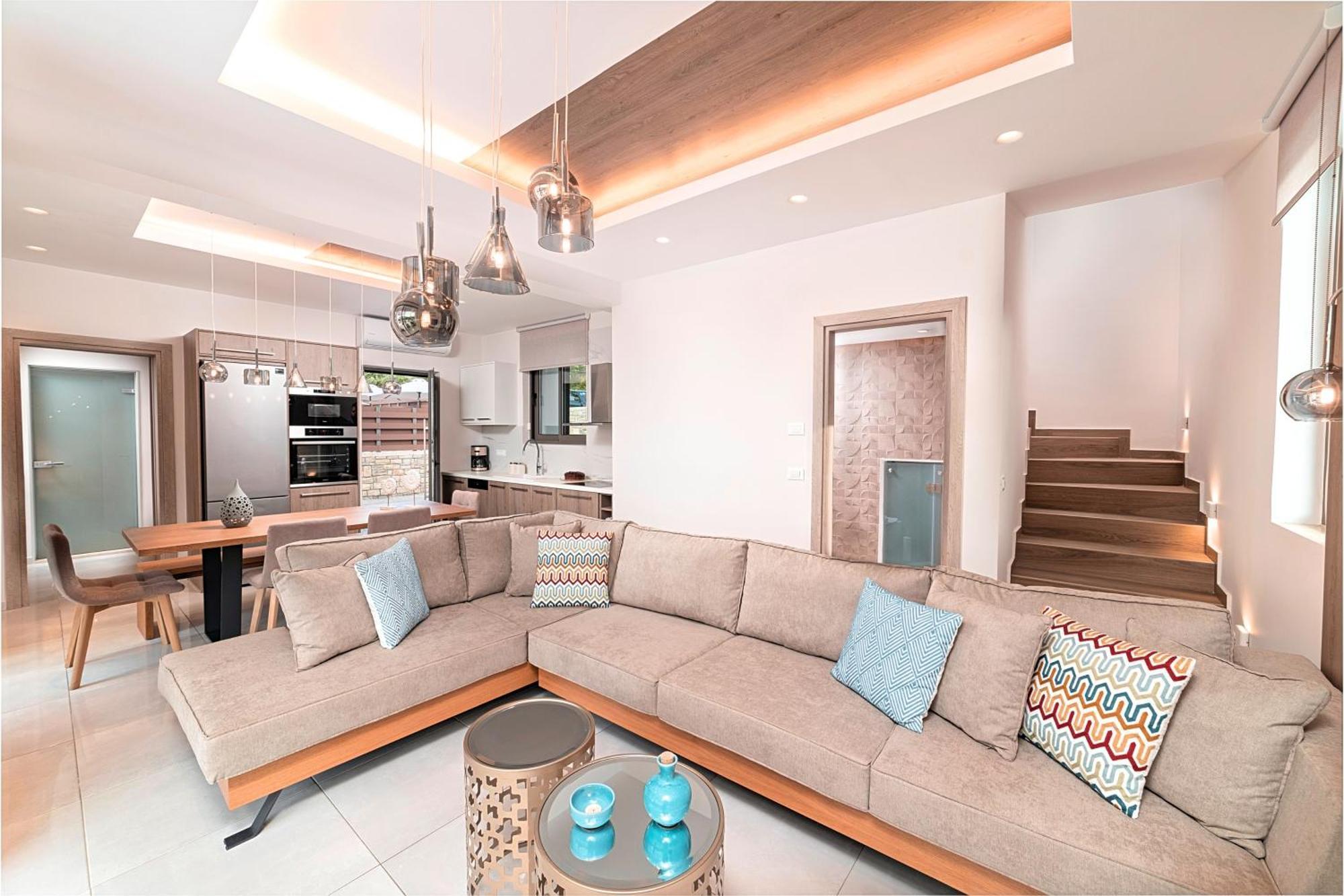 Minoas Villas Heated Pool Kournas Ngoại thất bức ảnh