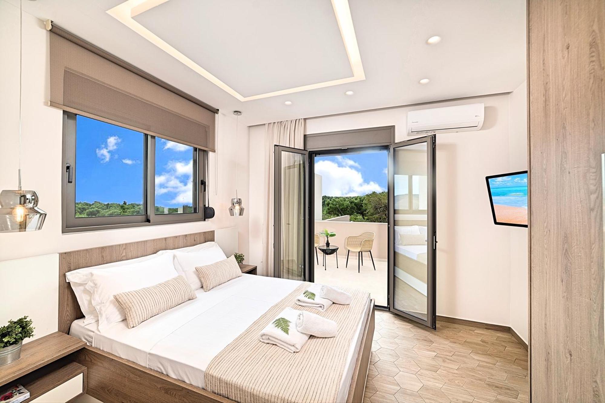 Minoas Villas Heated Pool Kournas Ngoại thất bức ảnh